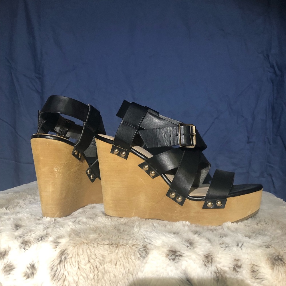 Fergalicious Wedge Sandals (Size 6.5)